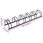 Bicicletero para 6 bicicletas acero negro de , Bases y soportes para almacenar bicicletas - Ref: Foro24-154426, Precio: 51,67...