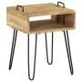 Mesita de noche de madera maciza de mango 40x34x47 cm de vidaXL, Mesitas de noche - Ref: Foro24-246019, Precio: 79,96 €, Desc...