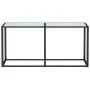 Konsolentisch aus gehärtetem Glas aus weißem Marmor, 160 x 35 x 75,5 cm von , Seitentische - Ref: Foro24-331680, Preis: 73,70...