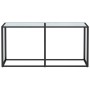 Mesa consola vidrio templado mármol blanco 160x35x75,5 cm de , Mesas auxiliares - Ref: Foro24-331680, Precio: 74,90 €, Descue...
