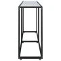 Mesa consola vidrio templado mármol blanco 160x35x75,5 cm de , Mesas auxiliares - Ref: Foro24-331680, Precio: 73,70 €, Descue...
