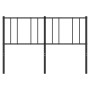 Cabecero de metal negro 140 cm de , Cabeceros y pies de cama - Ref: Foro24-352513, Precio: 28,28 €, Descuento: %