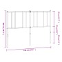 Cabecero de metal negro 140 cm de , Cabeceros y pies de cama - Ref: Foro24-352513, Precio: 28,28 €, Descuento: %