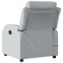 Sillón reclinable de masaje eléctrico tela gris claro en Sillones | Comprar online en Foru.es