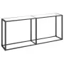 Mesa consola vidrio templado transparente 180x35x75,5 cm de , Mesas auxiliares - Ref: Foro24-331682, Precio: 71,66 €, Descuen...