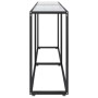 Mesa consola vidrio templado transparente 180x35x75,5 cm de , Mesas auxiliares - Ref: Foro24-331682, Precio: 72,25 €, Descuen...