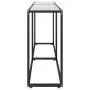 Transparent tempered glass console table 180x35x75.5 cm by , Side tables - Ref: Foro24-331682, Price: 71,66 €, Discount: %