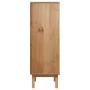 Aparador OTTA madera maciza pino marrón y blanco 85x43x125 cm de , Aparadores - Ref: Foro24-351308, Precio: 230,25 €, Descuen...