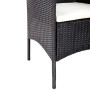 Set de muebles de jardín 4 pzas y cojines ratán sintético negro de , Conjuntos de jardín - Ref: Foro24-44186, Precio: 256,33 ...
