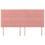 Cabeceros 4 unidades de terciopelo rosa 100x5x78/88 cm de , Cabeceros y pies de cama - Ref: Foro24-3116543, Precio: 113,63 €,...