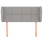 Cabecero de tela gris claro 83x23x78/88 cm de , Cabeceros y pies de cama - Ref: Foro24-3117118, Precio: 53,16 €, Descuento: %
