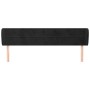 Cabecero de terciopelo negro 183x23x78/88 cm de , Cabeceros y pies de cama - Ref: Foro24-3117346, Precio: 73,73 €, Descuento: %