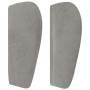 Cabecero de terciopelo gris claro 183x23x78/88 cm de , Cabeceros y pies de cama - Ref: Foro24-3117344, Precio: 60,81 €, Descu...