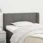 Dark gray fabric headboard 93x16x78/88 cm by , Headboards and footboards - Ref: Foro24-3118751, Price: 49,94 €, Discount: %