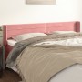 Cabecero de terciopelo rosa 183x16x78/88 cm de , Cabeceros y pies de cama - Ref: Foro24-3118973, Precio: 69,05 €, Descuento: %