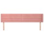 Cabecero de terciopelo rosa 183x16x78/88 cm de , Cabeceros y pies de cama - Ref: Foro24-3118973, Precio: 69,05 €, Descuento: %