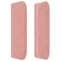 Cabecero de terciopelo rosa 183x16x78/88 cm de , Cabeceros y pies de cama - Ref: Foro24-3118973, Precio: 69,05 €, Descuento: %