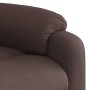 Sillón reclinable de masaje eléctrico tela marrón oscuro en Sillones | Comprar online en Foru.es