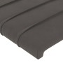Cabecero con orejas de terciopelo gris oscuro 93x16x118/128 cm de , Cabeceros y pies de cama - Ref: Foro24-3119757, Precio: 5...