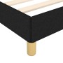 Estructura de cama con cabecero de tela negro 90x190 cm de , Camas y somieres - Ref: Foro24-3125100, Precio: 149,98 €, Descue...
