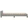 Estructura de cama con cabecero terciopelo gris claro 90x190 cm de , Camas y somieres - Ref: Foro24-3125788, Precio: 135,19 €...