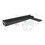 Set de muebles de jardín 5 piezas textilene aluminio negro de vidaXL, Conjuntos de jardín - Ref: Foro24-42814, Precio: 714,90...