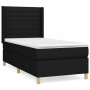 Cama box spring con colchón tela negro 90x200 cm de , Camas y somieres - Ref: Foro24-3132043, Precio: 331,90 €, Descuento: %