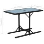 Mesa y sillas bistró de jardín 3 pzs y cojines poli ratán negro de vidaXL, Conjuntos de jardín - Ref: Foro24-42539, Precio: 2...