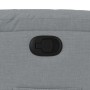Sillón reclinable elevable de tela gris claro en Sillones | Comprar online en Foru.es