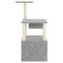 Árbol rascador gatos con postes de sisal gris claro 109,5 cm en Mobiliario para gatos | Comprar online en Foru.es