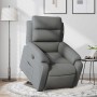 Sillón reclinable elevable de tela gris oscuro en Sillones | Comprar online en Foru.es