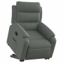 Sillón reclinable elevable de tela gris oscuro en Sillones | Comprar online en Foru.es