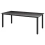Mesa de jardín de aluminio y vidrio negra 190x90x74 cm de vidaXL, Mesas de jardín - Ref: Foro24-42789, Precio: 158,95 €, Desc...