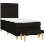 Cama box spring con colchón tela negro 100x200 cm de , Camas y somieres - Ref: Foro24-3137215, Precio: 360,40 €, Descuento: %