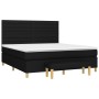 Cama box spring con colchón tela negro 180x200 cm de , Camas y somieres - Ref: Foro24-3137255, Precio: 687,00 €, Descuento: %