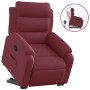 Sillón reclinable elevable tela rojo tinto en Sillones | Comprar online en Foru.es