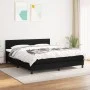 Box spring bed with black fabric mattress 180x200 cm by , Beds and slatted bases - Ref: Foro24-3140155, Price: 550,57 €, Disc...