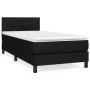 Box spring bed with black fabric mattress 90x190 cm by , Beds and slatted bases - Ref: Foro24-3140019, Price: 271,98 €, Disco...