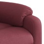 Sillón reclinable elevable tela rojo tinto en Sillones | Comprar online en Foru.es