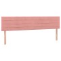 Cabeceros 2 unidades de terciopelo rosa 90x5x78/88 cm de , Cabeceros y pies de cama - Ref: Foro24-346185, Precio: 56,77 €, De...