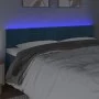 LED-Kopfteil aus dunkelblauem Samt, 180 x 5 x 78/88 cm von , Kopf- und Fußteile - Ref: Foro24-3121816, Preis: 62,36 €, Rabatt: %