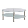 Mesa de centro de vidrio con diseño exclusivo blanca de , Mesas de centro - Ref: Foro24-240508, Precio: 78,80 €, Descuento: %