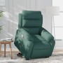 Sillón reclinable elevable tela verde oscuro en Sillones | Comprar online en Foru.es
