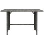 Mesa de jardín de ratán sintético gris 110x70x65 cm de , Sofás modulares de exterior - Ref: Foro24-313497, Precio: 151,89 €, ...
