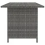 Mesa de jardín de ratán sintético gris 110x70x65 cm de , Sofás modulares de exterior - Ref: Foro24-313497, Precio: 140,46 €, ...