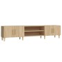 Mueble para TV madera contrachapada roble Sonoma 180x31,5x40 cm de , Muebles TV - Ref: Foro24-816259, Precio: 113,84 €, Descu...