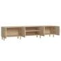 Mueble para TV madera contrachapada roble Sonoma 180x31,5x40 cm de , Muebles TV - Ref: Foro24-816259, Precio: 113,84 €, Descu...