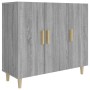 Aparador de madera de ingeniería gris Sonoma 90x34x80 cm de , Aparadores - Ref: Foro24-817460, Precio: 80,32 €, Descuento: %