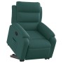 Sillón reclinable elevable tela verde oscuro en Sillones | Comprar online en Foru.es