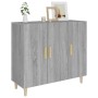 Aparador de madera de ingeniería gris Sonoma 90x34x80 cm de , Aparadores - Ref: Foro24-817460, Precio: 80,32 €, Descuento: %